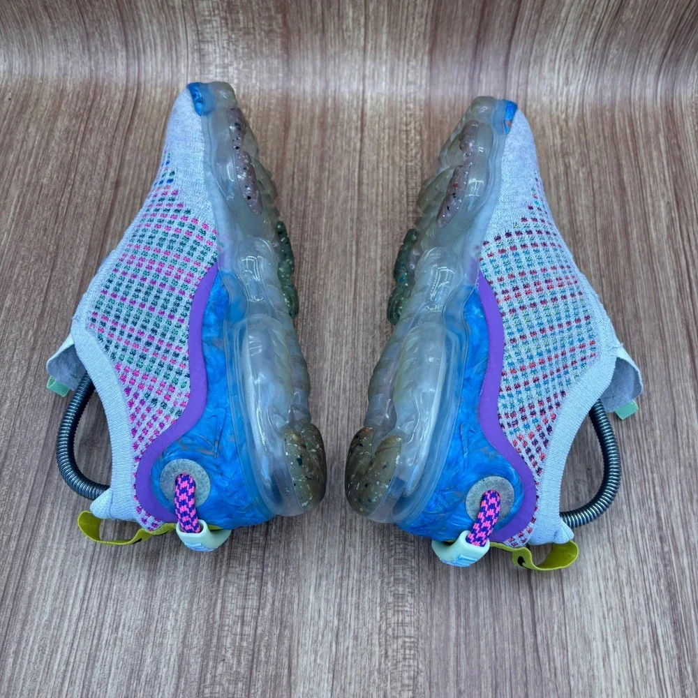 Nike Air Vapormax 2020 Flyknit Womens 7.5 Multi Color CJ6741-001 Running Shoes